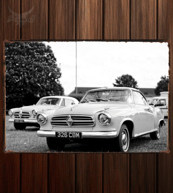 Металлическая табличка Borgward Isabella Coupe Металлическая табличка Borgward Isabella Coupe